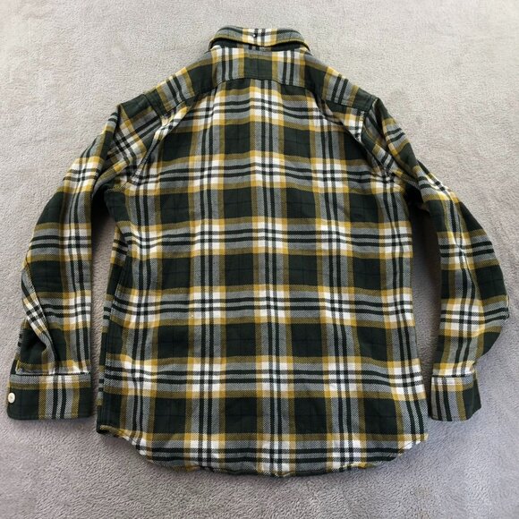 Taylor Stitch Men's Shirt Jacket Size 42 Long Sleeve Plaid Flannel Button Up Wes - Picture 11 of 11